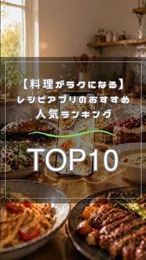 【料理がラクになる】レシピアプリのおすすめ人気ランキングTOP10