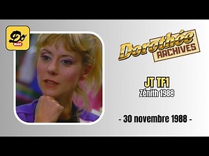 Dorothée - JT TF1 - 30 novembre 1988
