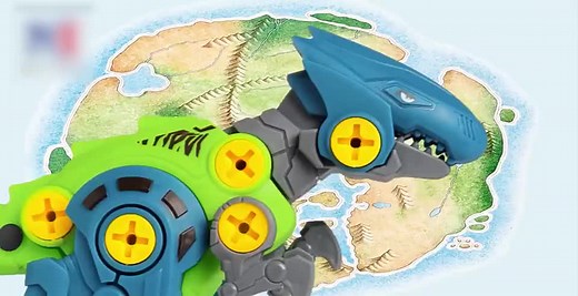 DIY Disassembly Assembly Dinosaur Toy Set Screw Nut Combination Assembling Dinosaur Model #toy #toys #toysforkids