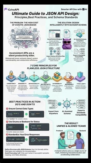 Ultimate Guide to JSON API Design:Principles,Best Practices and Schema Standards #api #documentation