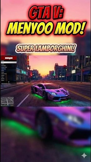 GOD MODE LAMBO? Testing the Menyoo Mod in GTA 5!#shorts #shortvideo #gta #gtaonline
