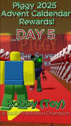 ROBBY (TOY) SKIN! (DAY 5 - Piggy Advent Calendar 2025!) #roblox #shorts #piggy #piggyroblox