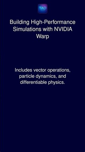 Building High-Performance Simulations with NVIDIA Warp