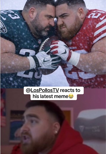 @LosPollosTV reacts to his latest meme😭💀 #lospollostv #lospollostvmoments #lospollos #lospollostvclips #viral