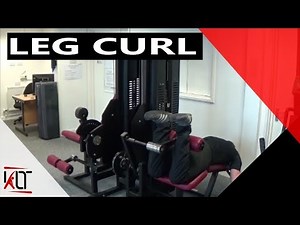 How to use the leg curl gym machine