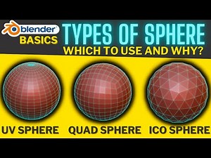 Types of Sphere - Blender Basics