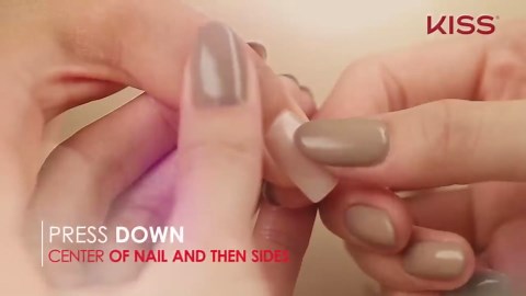KISS Salon Acrylic Natural Nails, Clear Tip, Long, Ultra-Smooth Finish, DIY At-Home Manicure Kit with Pink Gel Nail Glue, Mini File, Manicure Stick, and 28 Nails in 14 sizes