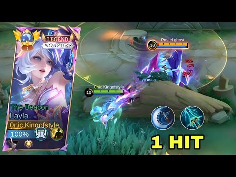 LAYLA BEST 1 HIT BUILD 2026!! (100% BROKEN) - MLBB