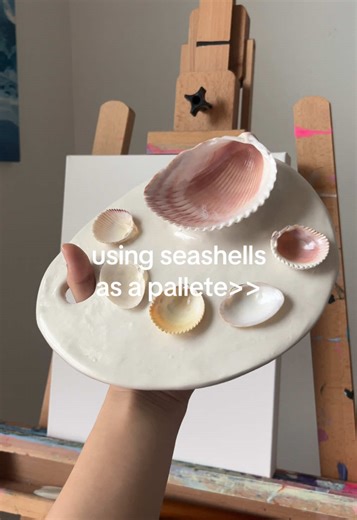 Creative Seashell Palette Art