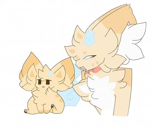 Sibling Bonding Time: Animation Meme with Original Character