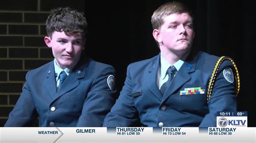 Gilmer JROTC student receives rare honor for life saving measures