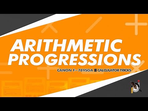 Calculator Tricks: Arithmetic Progression