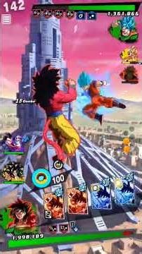 using the new ultra Goku 🤩 #dragonballlegends #dbgt