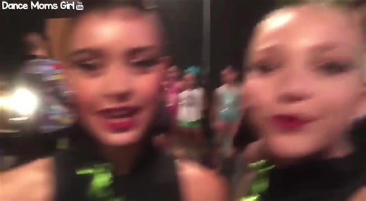 Brynn. Kalani Nia and Kendall before their performances not my video #dancemoms #brynnrumfallo #kalanihilliker #niasioux #kendallvertes