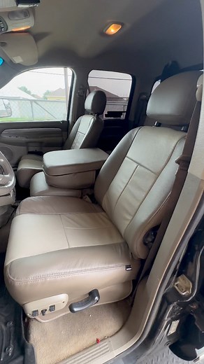 64K views · 524 reactions | 퐏퐀퐑퐓 ퟐ‼️ Tow Pig gets NEW INTERIOR #interior #tow #pig #dodge #dually #3500 #cummins #24valve #seats #leather #fresh #upholstery #new @topfans Exotic Racing | Exotic Racing | Facebook