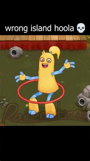 If Hoola was on Shugabush Island (My Singing Monsters) #shorts #mysingingmonsters