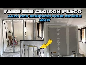 Rénovation Épisode 9 : COMMENT FAIRE UNE CLOISON + BANDE A JOINT PLACO
