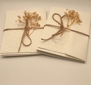 Embossed Stationery Card Set - Etsy