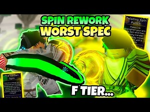 [YBA] Spin is now the WORST SPEC in the GAME.. (Spin Rework)