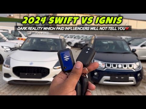 2024 SWIFT VS IGNIS COMPARISON | ये DARK REALITY PAID INFLUENCERS नहीं बतायेंगे💔🙏🏽