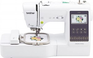 Brother SE700 Sewing and Embroidery Machine, Wireless LAN Connected, 135 Built-in Designs, 103 Built-in Stitches, Computerized, 4" x 4" Hoop Area, 3.7" Touchscreen Display, 8 Included Feet
