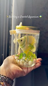 Welcome to my crochet aquarium✨🐠