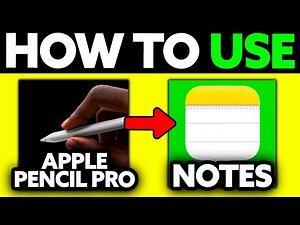 How To Use Apple Pencil Pro in Notes (2025) - Step by Step