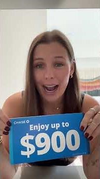 $900 Chase bonus for opening checking + savings (took less than 15 min) #chase #chasebonus