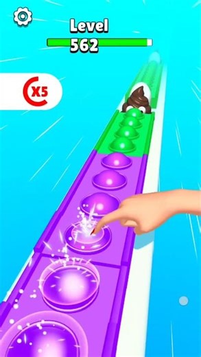 Low to Fast Happy Pop Run Level 562 #shorts #funnygameplay #viralshorts