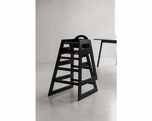 Solid Wood Baby High Chair: Stackable Restaurant Style - Etsy