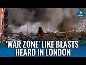 Massive London Warehouse Fire: Explosions Rock Southall As 150 Firefighters Battle Blaze