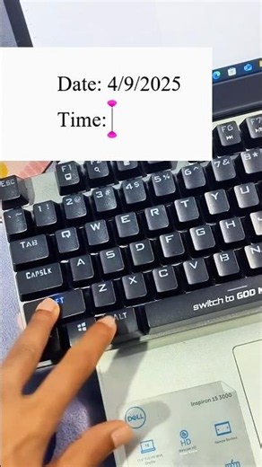 Insert Current Date in Word in Literally 2 Seconds #shorts #keyboard #msword