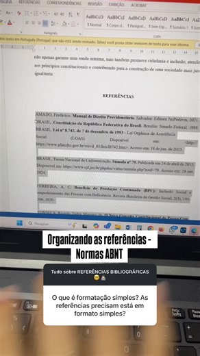 Organizando Referências de Acordo com Normas ABNT