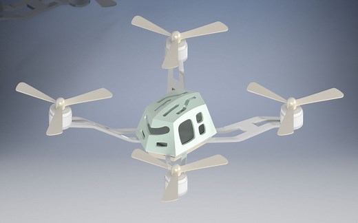 Inventor 建模 - 四轴飞行器