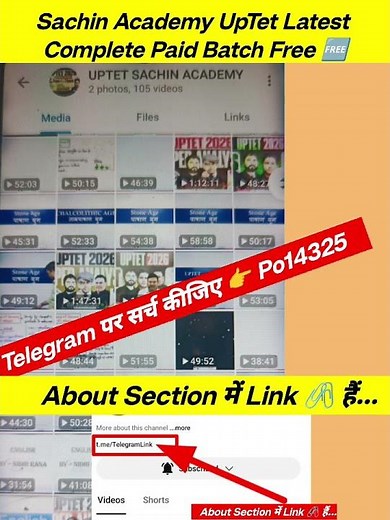 uptet new batch sachin academy free on telegram link | sachin academy uptet classes 2026