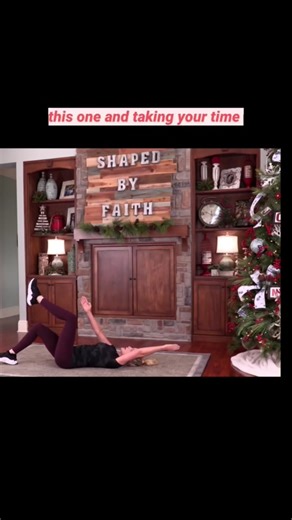 Full Body Pilates Mat Stretching Exercises | Shaped by Faith Christian Fitness TV Christmas Workout