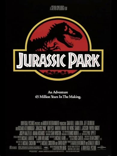 Jurassic Park movie poster remake #art #shorts