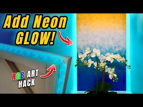 Make Your Paintings GLOW & STANDOUT with This RGB Light Trick!