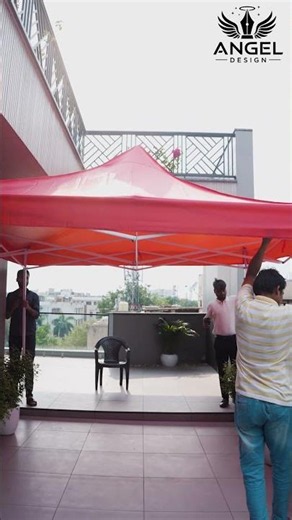 10x15' Red Canopy Tent: Heavy Duty Pop Up Event Tent, Available in Different Colors