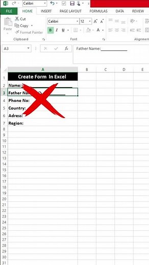 How to Create Forms in Excel | Easy Step-by-Step Guide 📋