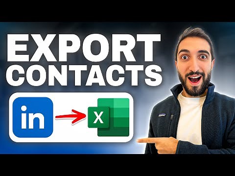 How To Export LinkedIn Contacts To Excel