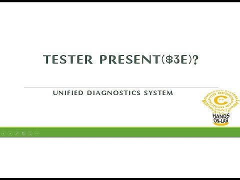 TESTER PRESENT| 0X3E | UNIFIED DIAGNOSTICS SYSTEMS | UDS | ISO14229