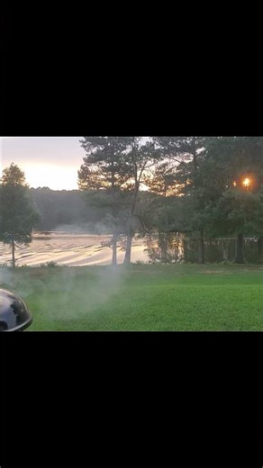 little smokey on the lake #camping #grill