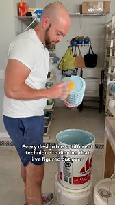 103K views · 43K reactions | Today I’m highlighting one of my favorite glaze combos. It’s called Midnight Surf and it has some of the best contrast of all my work to highlight the textured surfaces. All my underglazes and glazes are handmade by me in my studio and all my work is Dishwasher preferred and microwave safe. | Hammerly Ceramics | Facebook