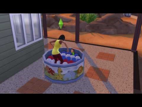 Functional ball pit. Sims 4.