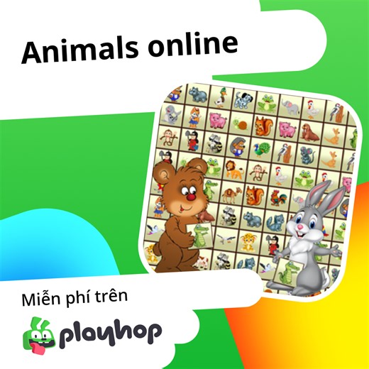 Animals online: Chơi trực tuyến miễn phí trên Playhop