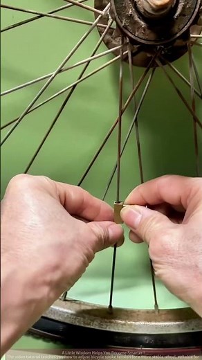 Bicycle Repair Tips | Spoke Tension Adjustment Tutorial