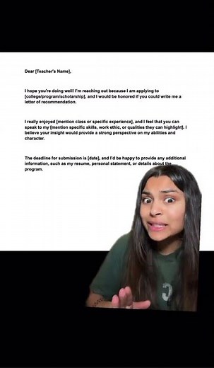 Foolproof Template for Letters of Recommendation