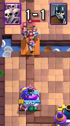 Guards vs Skeleton Army – Who Stops Them Better? 😳🔥 | PART 2 ! #clashroyale #shorts