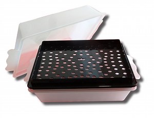 Plastic Batter Box with Sifter (11" x 13") - Metal Fusion, Inc.